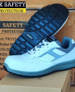 + น้ำหนักเบา รองเท้าเซฟตี้สีขาว SPORT DESIGN หัว composite กันไฟฟ้าสถิตย์