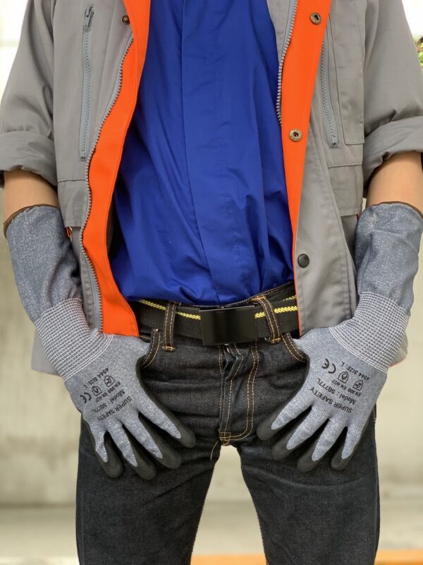 S__37928965 ถุงมือกันบาดแบบยาว เคลือบฝ่ามือกันน้ำมัน ยาว 14 นิ้ว