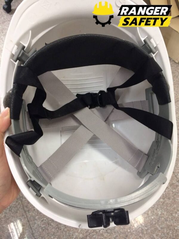 S__13672470 RANGER SAFETY หมวกเซฟตี้ มอก ปรับหมุน สายไนล่อน 4 จุด (มีทุกสี) มีรูระบาย มอก 368-2562