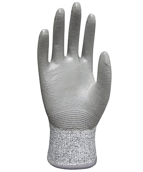 P-775_outline - Copy (2) ถุงมือกันบาด ถุงมือกันบาดระดับ 5 ระดับสูง เคลือบ PU รุ่น P775 จากญี่ปุ่น