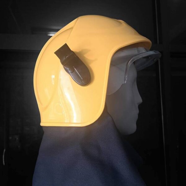 messageImage_1731555239407_0 หมวกดับเพลิงพร้อมกระบังหน้ากันแรงกระแทก รุ่น Pacific (สีเหลือง)