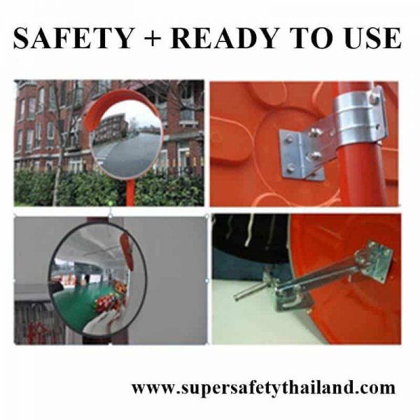 กระจกโค้ง กระจกโค้ง กระจกโค้งจราจร กระจกจราจร ขนาด 18", 24", 32" ราคาถูก คุณภาพสูง