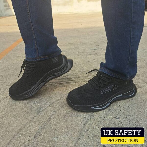 37854 ++ รองเท้าเซฟตี้ผ้าใบ ระบายอากาศอย่างดี เบา ESD สบาย 100%