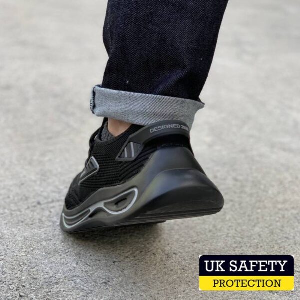 72872 ++ รองเท้าเซฟตี้ผ้าใบ ระบายอากาศอย่างดี เบา ESD สบาย 100%