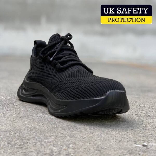 72874 ++ รองเท้าเซฟตี้ผ้าใบ ระบายอากาศอย่างดี เบา ESD สบาย 100%