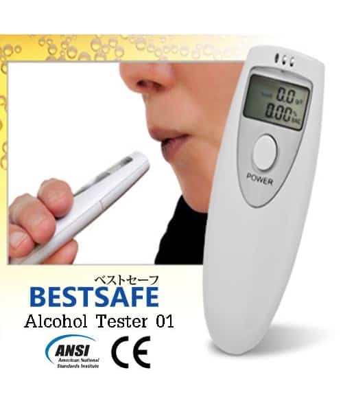 เครื่องเป่าแอลกอฮอล์ขนาดพกพารุ่น Alcohol Tester 01