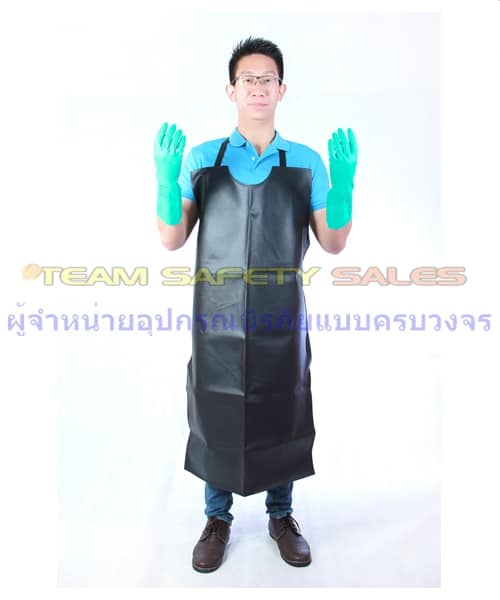 เอี้ยม PVC สีดำ กันสารเคมีกันสารเคมี กันน้ำมัน กันของเหลว ใช้กับงานอาหารได้