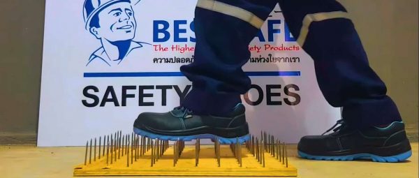 safety shoe + รองเท้าเซฟตี้หัว Composite พื้น กันทะลุ หนังกันน้ำ หุ้มส้น กันไฟฟ้าแรงสูง 9000 V