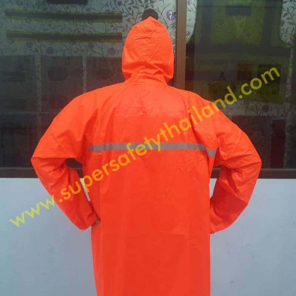 ชุดกันฝน เสื้อกันฝน ชุดกันฝน เสื้อกันฝนอย่างดี แบบคลุม มีแถบสะท้อนแสง