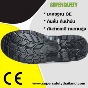 Amazing น้ำหนักเบาที่สุด รองเท้าหัวเหล็กพื้นเสริมสแตนเลส หุ้มข้อ ทรง Sport รุ่น Super Safety