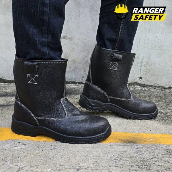 Best Leather Boots Safety รองเท้าบูทเซฟตี้หัวเหล็ก พื้นเหล็ก มาตรฐานสูงสุด