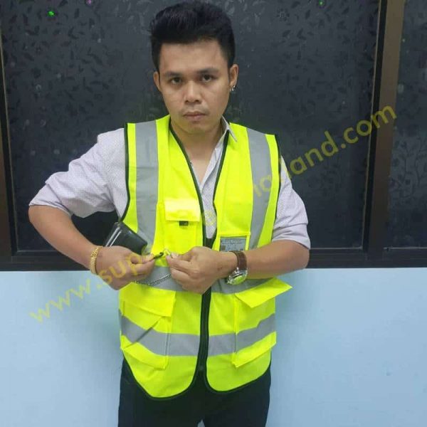 เสื้อจราจร (5) เสื้อเซฟตี้ เสื้อสะท้อนแสง เสื้อกั๊กสะท้อนแสง วิศวกรรม