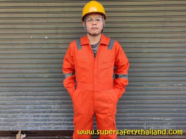 ชุดหมีกันไฟ (2) Amazing !!! ชุดกันไฟ ชุดหมีกันไฟ มาตรฐานสูง (สีกรมและสีส้ม)