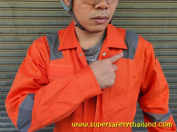 ชุดหมีกันไฟ (9) Amazing !!! ชุดกันไฟ ชุดหมีกันไฟ มาตรฐานสูง (สีกรมและสีส้ม)