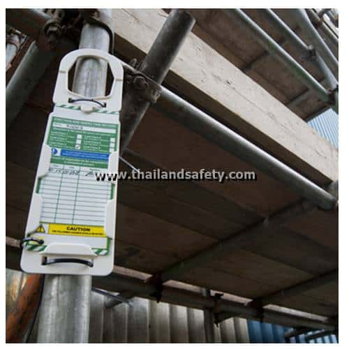 scaffolding_inspections-use ป้ายแขวนนั่งร้าน -ป้องกันอันตรายทำงานที่สูง SCAFFOLD TAG