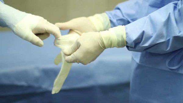 6 ถุงมือผ่าตัด ยาว 12" ขายส่ง ราคาส่ง (หมด)