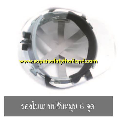 inner-guard หมวกนิรภัย HARD HAT ปรับหมุน มาตรฐาน มอก รุ่น V-Guard