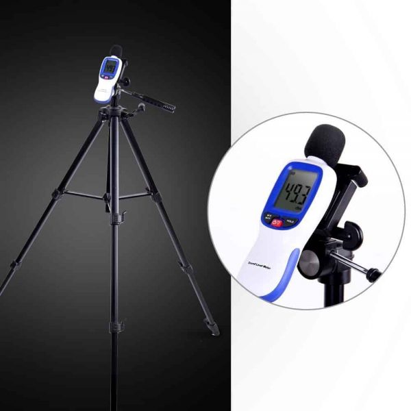 เครื่องวัดเสียง (3) เครื่องวัดเสียง มิเตอร์วัดเสียง มิเตอร์วัดความดัง เครื่องวัดเสียง LCD Digital 30-130 db in Decibels