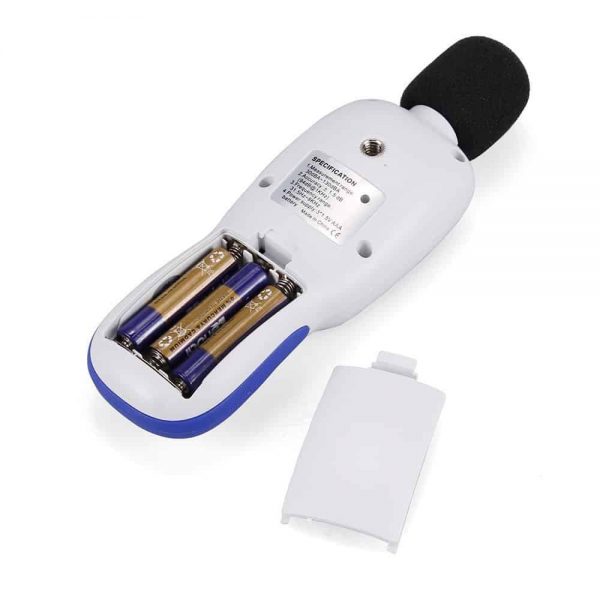 เครื่องวัดเสียง (8) เครื่องวัดเสียง มิเตอร์วัดเสียง มิเตอร์วัดความดัง เครื่องวัดเสียง LCD Digital 30-130 db in Decibels