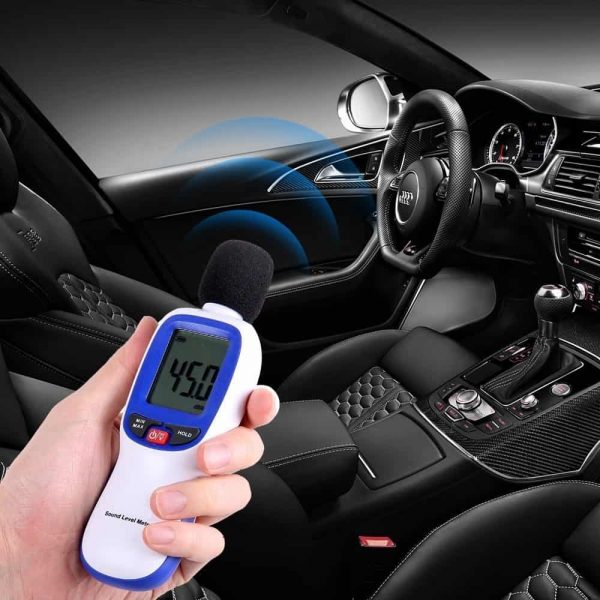 เครื่องวัดเสียงกกก เครื่องวัดเสียง มิเตอร์วัดเสียง มิเตอร์วัดความดัง เครื่องวัดเสียง LCD Digital 30-130 db in Decibels