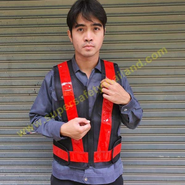 เสื้อสะท้อนแสง (4) เสื้อสะท้อนแสง เสื้อกั๊กสะท้อนแสง เสื้อจราจร รับผลิตตามแบบ
