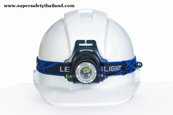 ไฟฉายคาดหัว (2) ไฟฉายคาดหัว ไฟฉายติดหมวกเซฟตี้ รุ่น Super LED