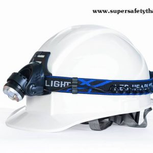 ไฟฉายคาดหัว ไฟฉายติดหมวกเซฟตี้ รุ่น Super LED