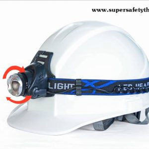 ไฟฉายคาดหัว ไฟฉายติดหมวกเซฟตี้ รุ่น Super LED