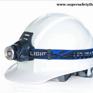 ไฟฉายคาดหัว ไฟฉายติดหมวกเซฟตี้ รุ่น Super LED