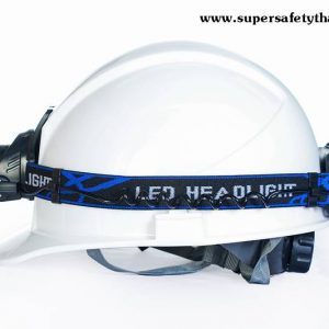 ไฟฉายคาดหัว ไฟฉายติดหมวกเซฟตี้ รุ่น Super LED