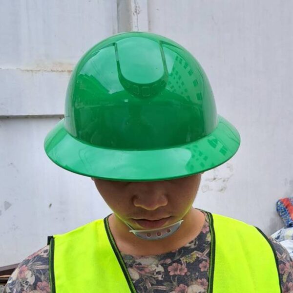 109623_0 + หมวกเซฟตี้นิรภัยปีกรอบเขียวเข้ม สำหรับวิศวกรรม ช่างไฟฟ้า งานหนัก กันไฟฟ้าได้ 20,000V มาตรฐาน ANSI (USA)