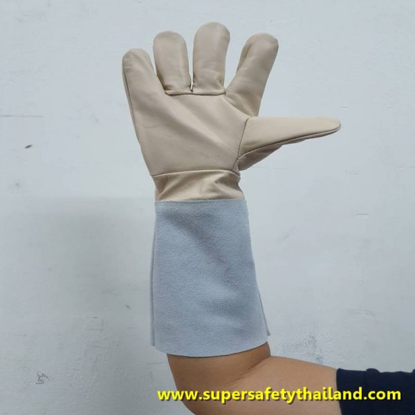 ถุงมือเชื่อม ถุงมือหนังเชื่อมอาร์กอนกระชับ รุ่น TIG-Best