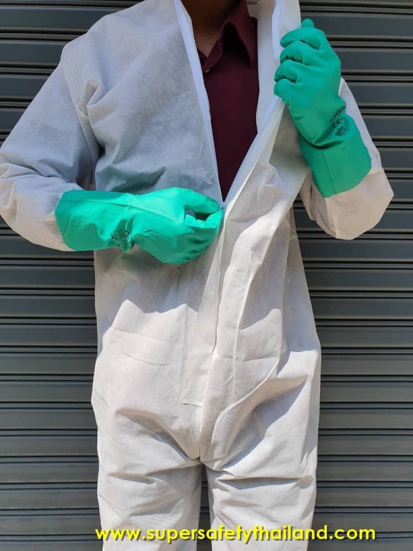 286918 ชุด ppe เกรดการแพทย์ ป้องกันเชื้อโรค ใช้ได้ทั้งแพทย์และกันสารเคมีรุนแรง (ได้รับ อย, EN14126)