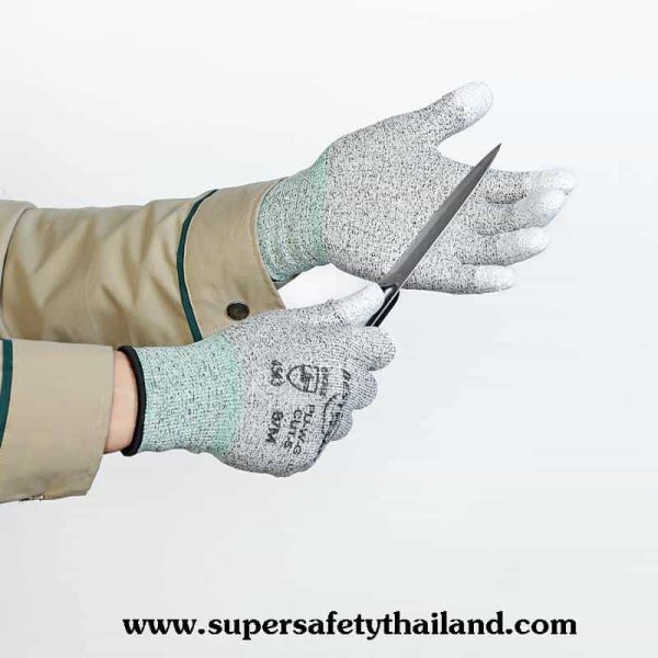 IMG_3966+++ ถุงมือกันบาดระดับสูงสุด เคลือบ PU ปลายนิ้ว กันบาด กระชับ ไม่อับ