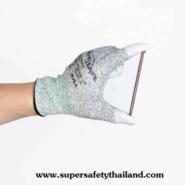 IMG_3982++ ถุงมือกันบาดระดับสูงสุด เคลือบ PU ปลายนิ้ว กันบาด กระชับ ไม่อับ