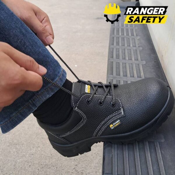 134209_0 + รองเท้าเซฟตี้สีดำ Sport Classic เบามากๆ หนังแท้ กันไฟฟ้าสถิตย์ กันน้ำมัน