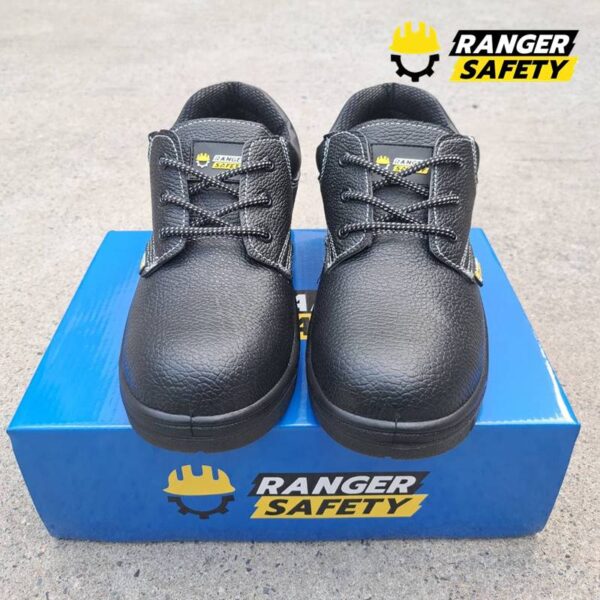 134212_0 + รองเท้าเซฟตี้สีดำ Sport Classic เบามากๆ หนังแท้ กันไฟฟ้าสถิตย์ กันน้ำมัน