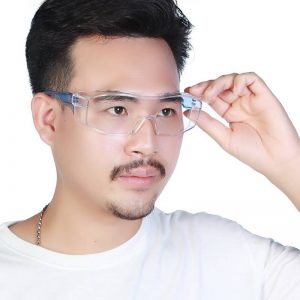 แว่นตาเซฟตี้ทรง SPORT สำหรับครอบแว่นสายตา รุ่น 15C