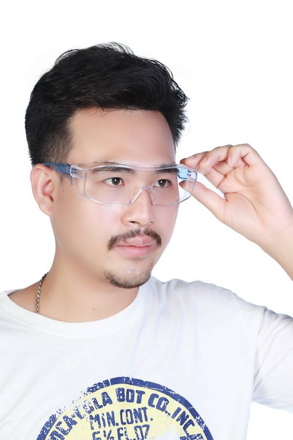 IMG_1734+++ แว่นตาเซฟตี้ทรง SPORT สำหรับครอบแว่นสายตา รุ่น 15C