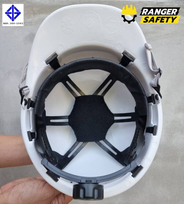 55555 ABS SAFETY หมวกเซฟตี้ปรับหมุน สายยางยืด เนื้อ ABS (มีทุกสี) มอก 368-2562