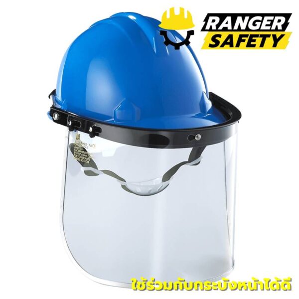 5874 - Copy RANGER SAFETY หมวกเซฟตี้ มอก ปรับเลื่อน สายไนล่อน 4 จุด (มีทุกสี) มอก 368-2562