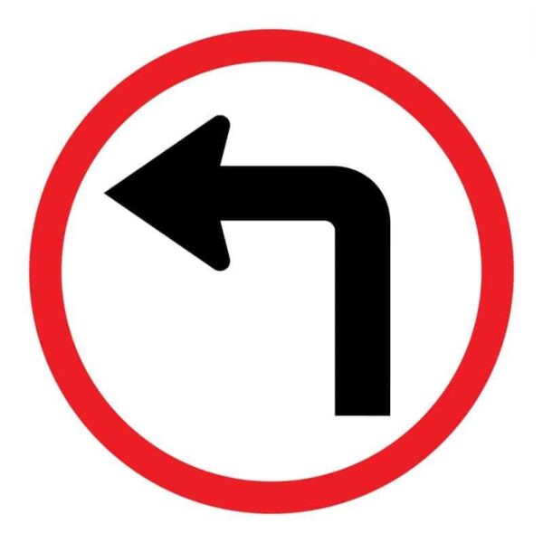 ป้ายเลี้ยวซ้าย