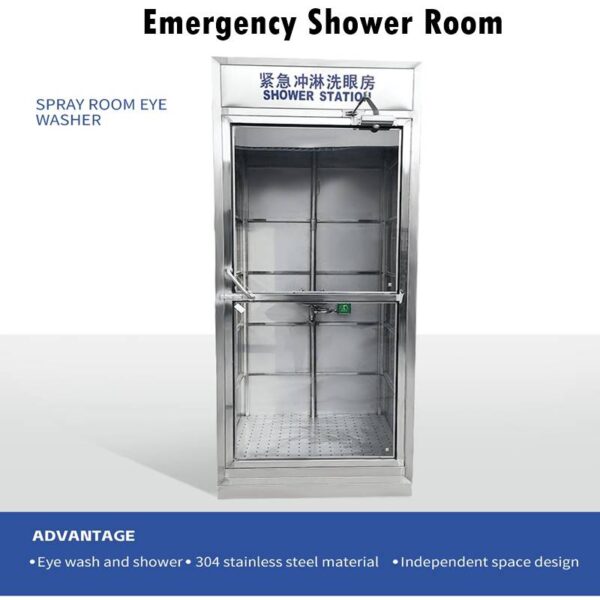 ห้องอ่างล้างตาฉุกเฉิน ครบชุด Emergency shower room