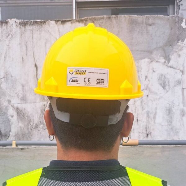 312728_0 + หมวกเซฟตี้ปรับหมุน พร้อมถ้วยรองคาง มาตรฐาน ANSI, CE (ขาว, เหลือง) > ของมีเลย