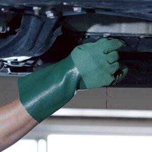 ถุงมือ ซ่อมรถยนต์ กันลื่น กรด ด่าง บาด เซฟตี้ เคลือบยางไนไตร Nitrile – 767