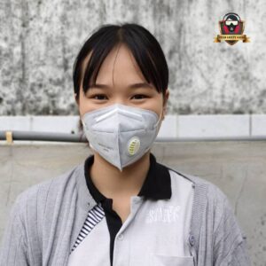 287373_0 หน้ากาก N95 มีวาล์ว มีคาร์บอน ป้องกันฝุ่น PM 2.5 กันสารเคมี